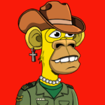 NFT картина Springfield Ape #122